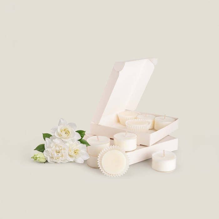 Thaitian Gardenia zestaw tealight plus wosk.jpg