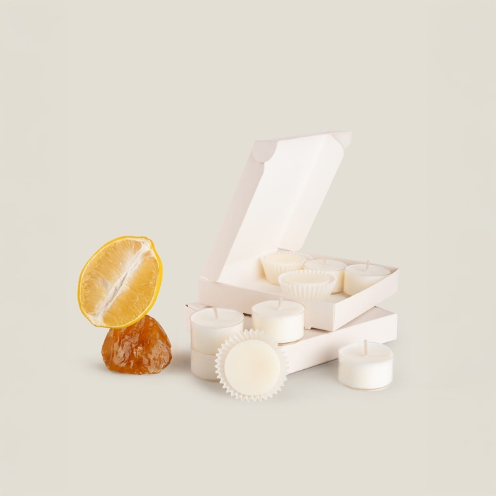 Citrus amber zestaw tealight plus wosk.jpg